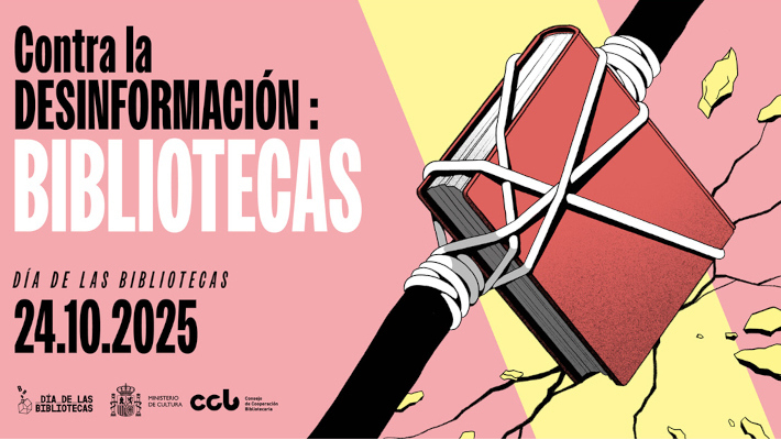 Cartel del Día de las Bibliotecas 2025