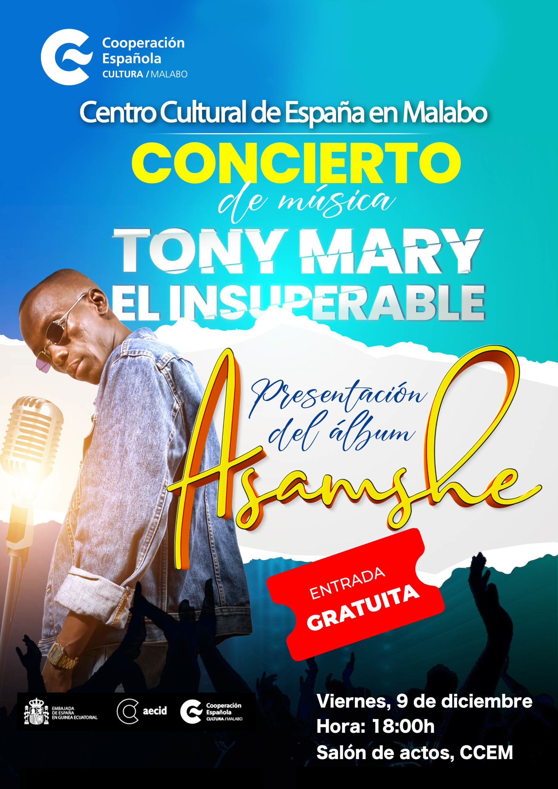 Concierto Tony Mary presentacion del album Asamshe con la participacin de Daly Ruth