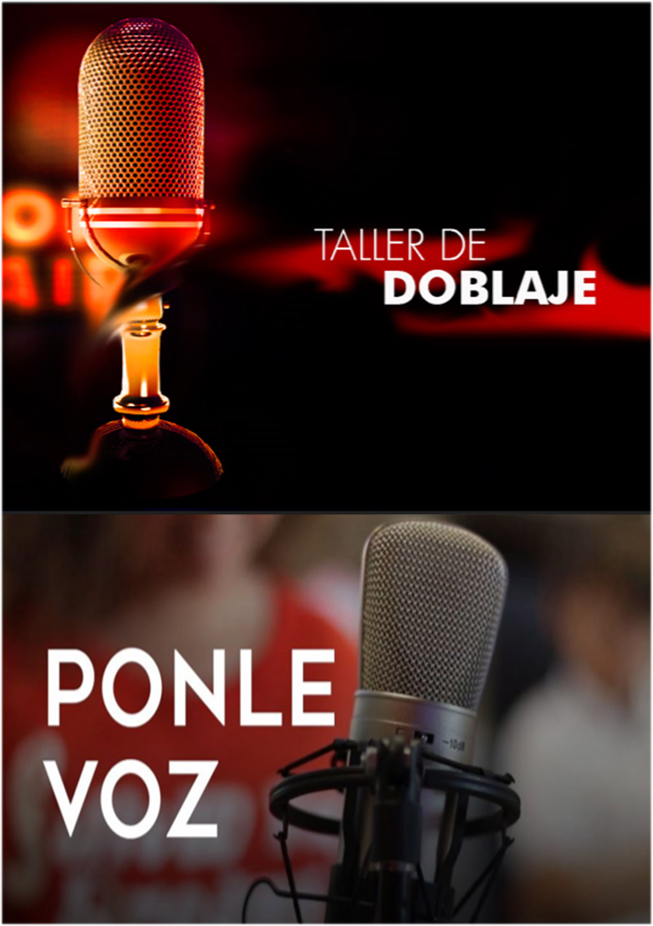 Taller de doblaje de voz para actores