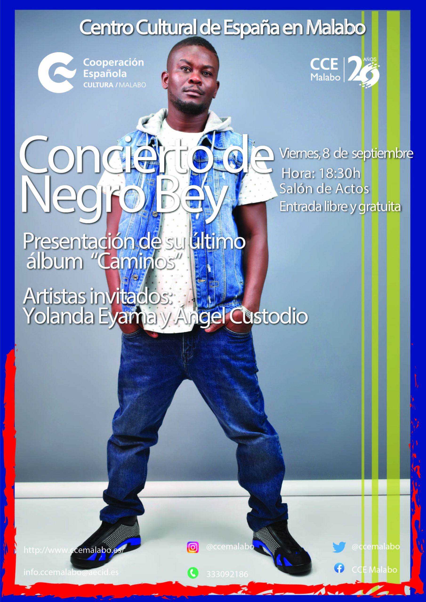 Concierto presentacin de lbum Caminos de Negro Bey