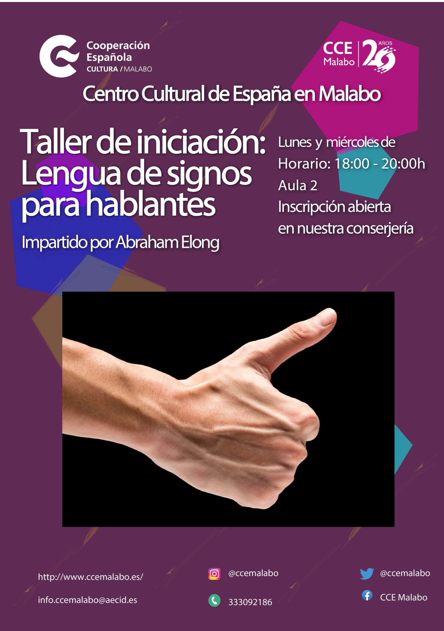 Taller de Iniciacin Lengua de signos para hablantes