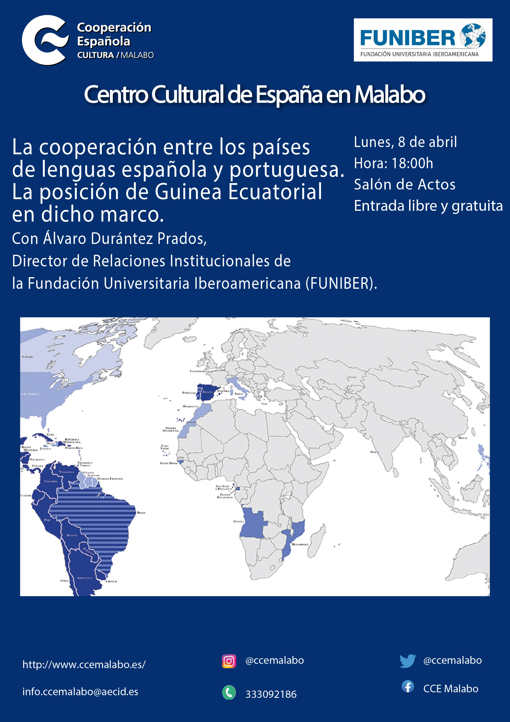 Charla cooperacin entre los pases de lenguas espaola y portuguesa La posicin de Guinea Ecuatorial