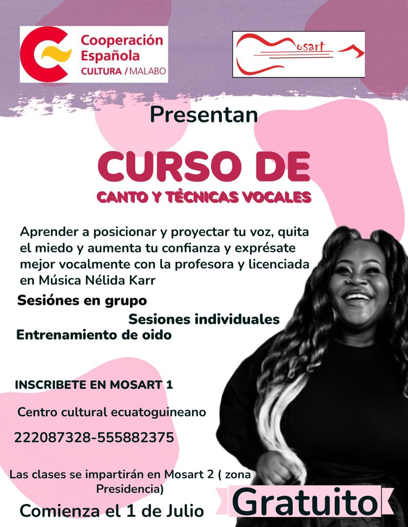 Inscripcin abierta Curso de canto y Tcnicas vocales