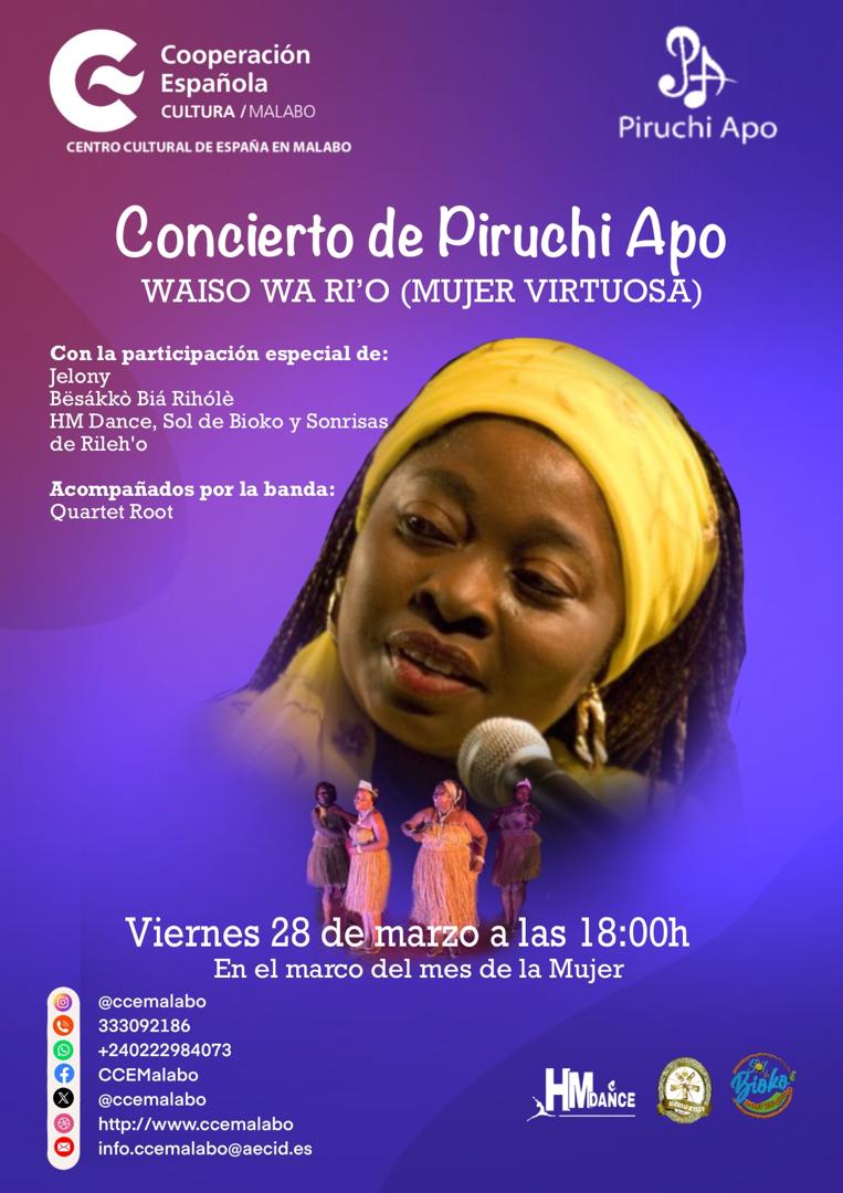 Concierto WAISO WA RIO MUJER VIRTUOSA con Piruchi Apo