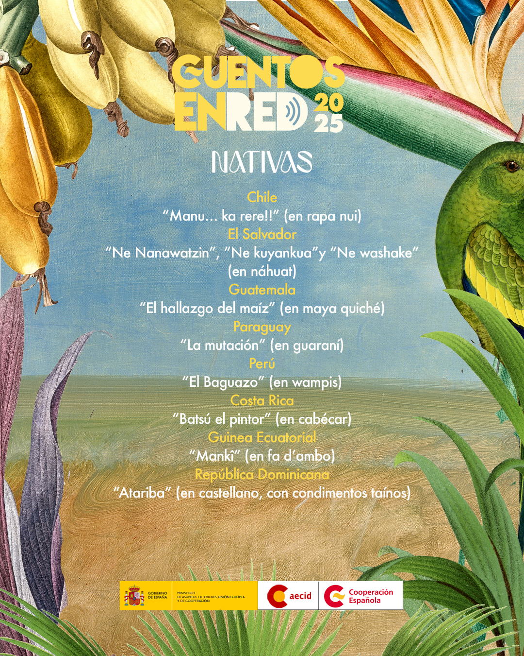 Entretejiendo cuentos y culturas LlegaNativas la cuarta temporada de Cuentos en Red