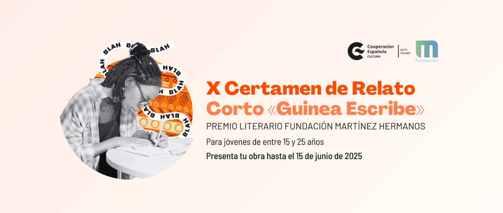 X CERTAMEN DE RELATO CORTO GUINEA ESCRIBE PREMIO LITERARIO FUNDACIN MARTNEZ HERMANOS