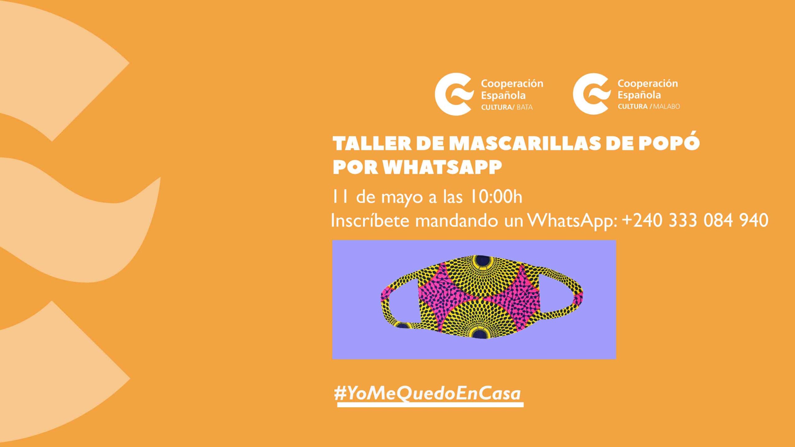 Taller de mascarillas de pop