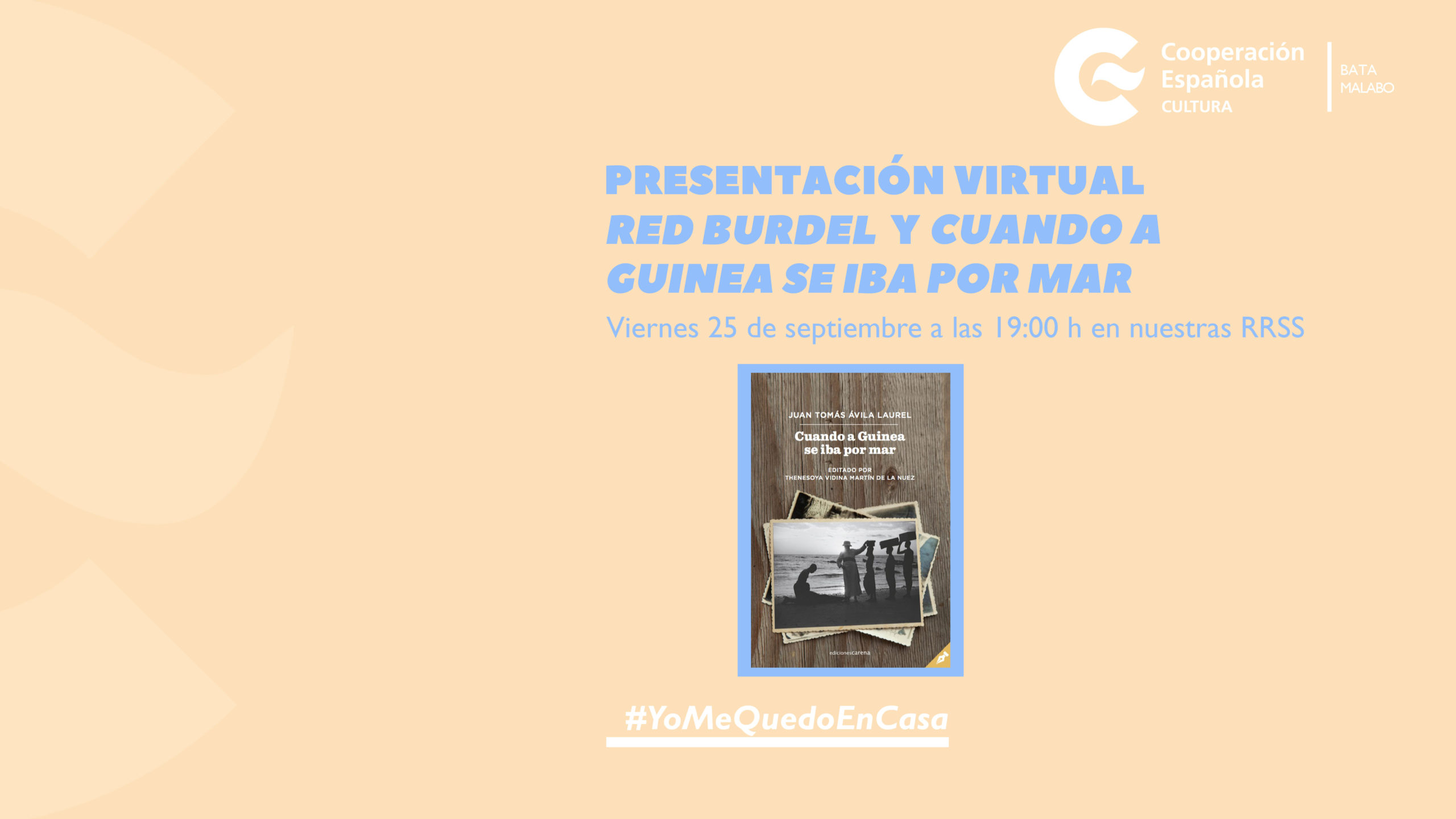 Presentacin virtual Red Burdel y Cuando a Guinea se iba por mar de Juan Toms vila Laurel