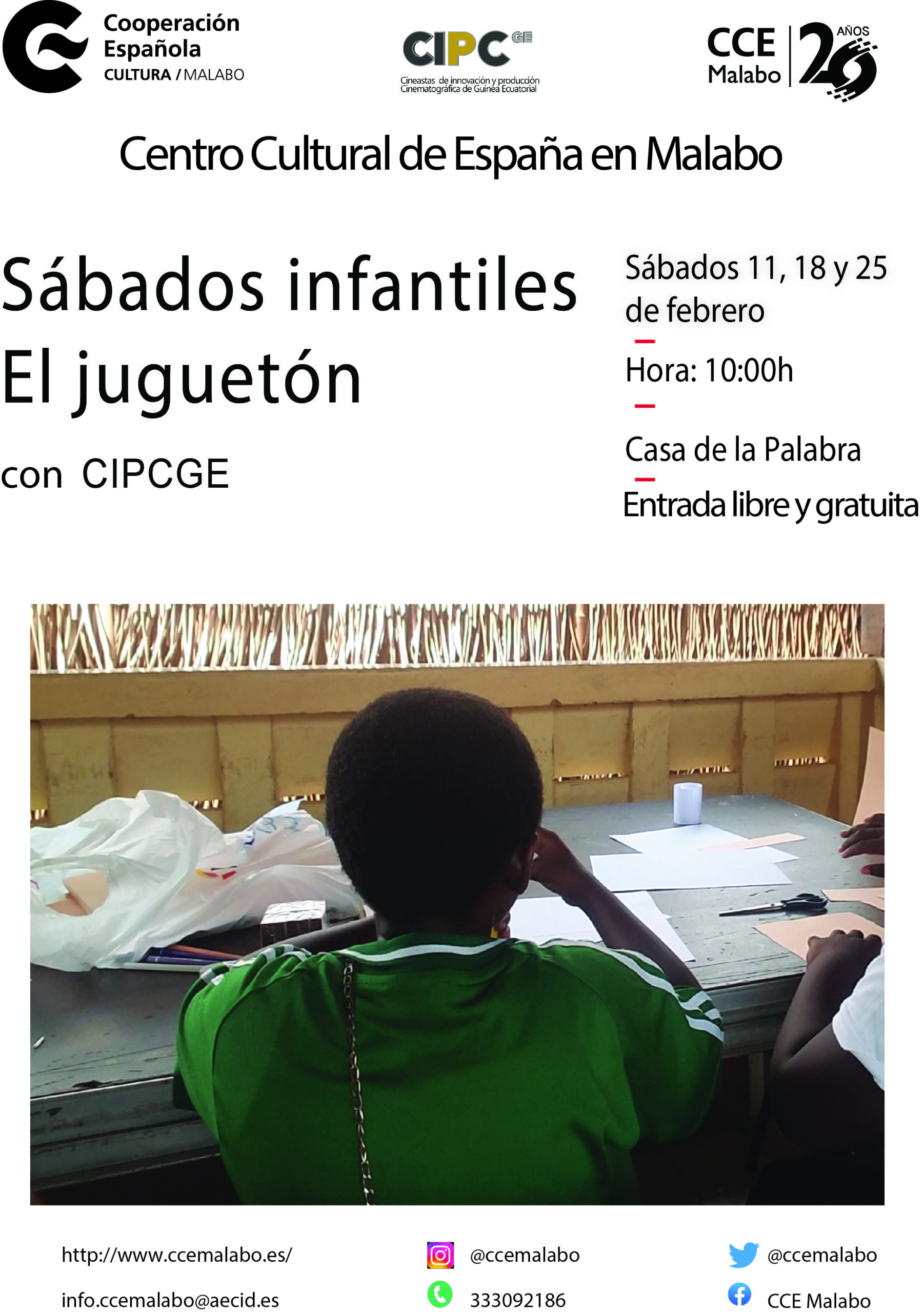 Sbados infantiles febrero