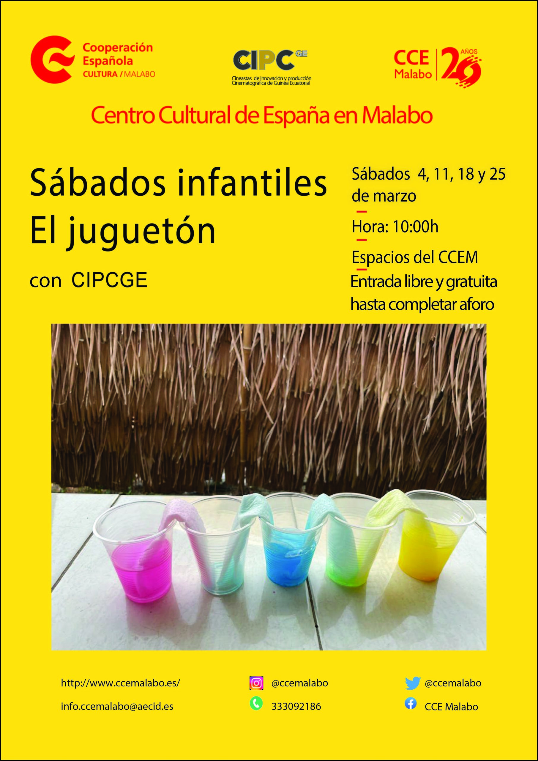 Sbados infantiles marzo El juguetn