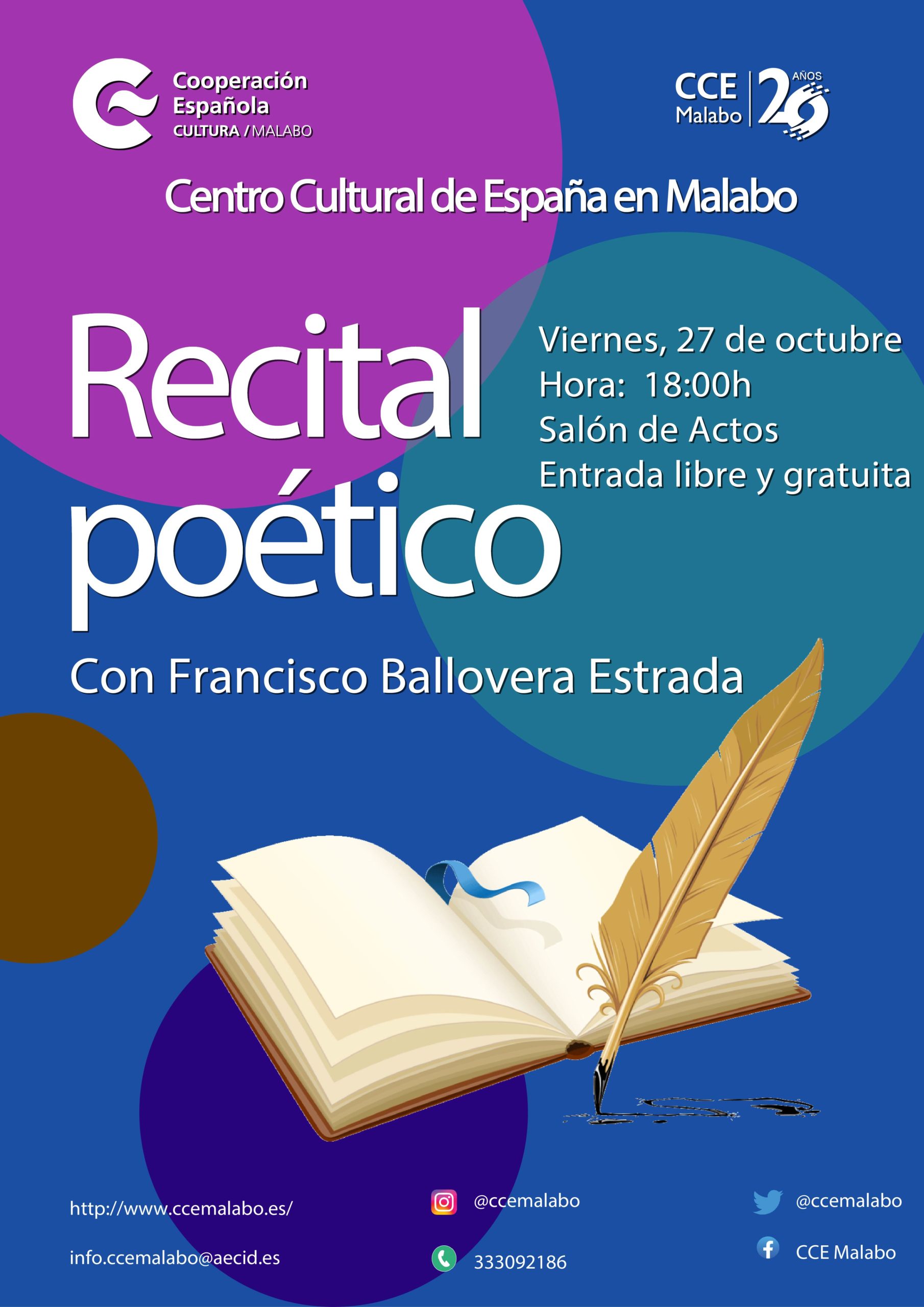 Recital potico con Francisco Ballovera Estrada