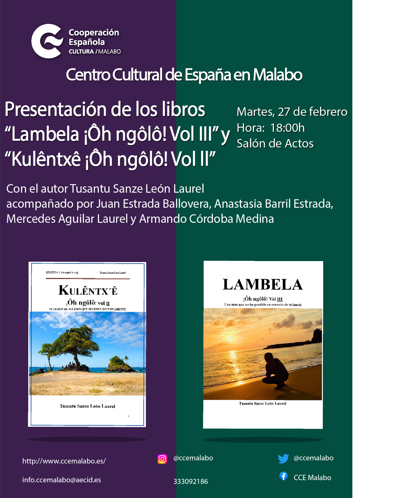 Presentacin de los libros