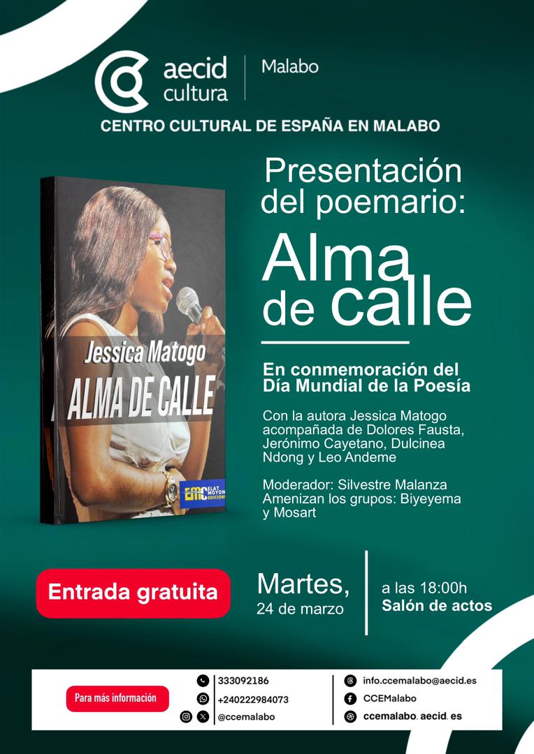 Presentación del poemario: Alma de calle