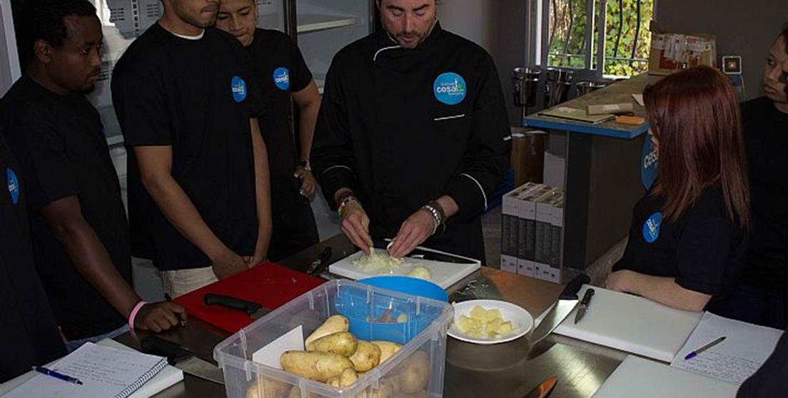 clase corte escuela hostelería ong cesal